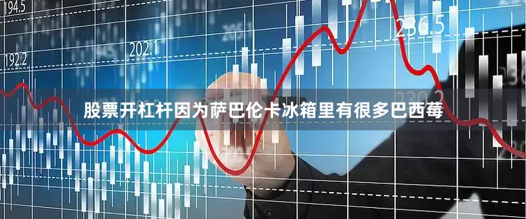 股票开杠杆因为萨巴伦卡冰箱里有很多巴西莓