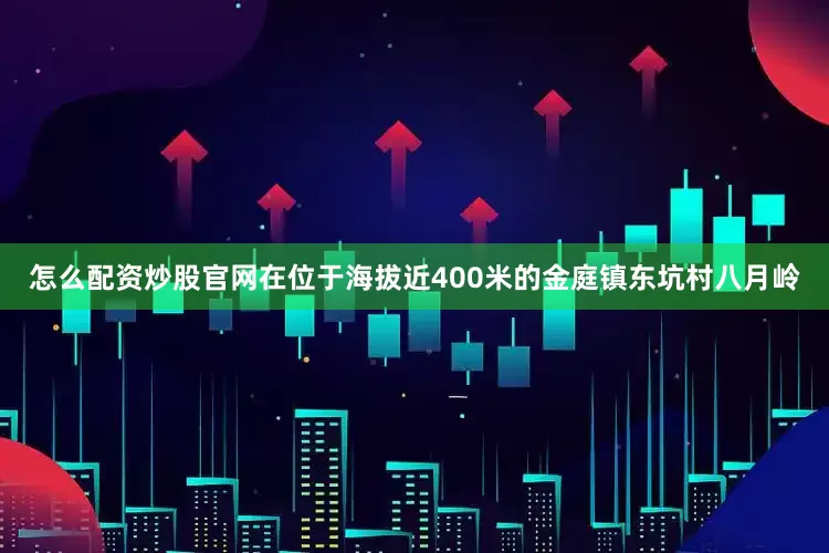怎么配资炒股官网在位于海拔近400米的金庭镇东坑村八月岭